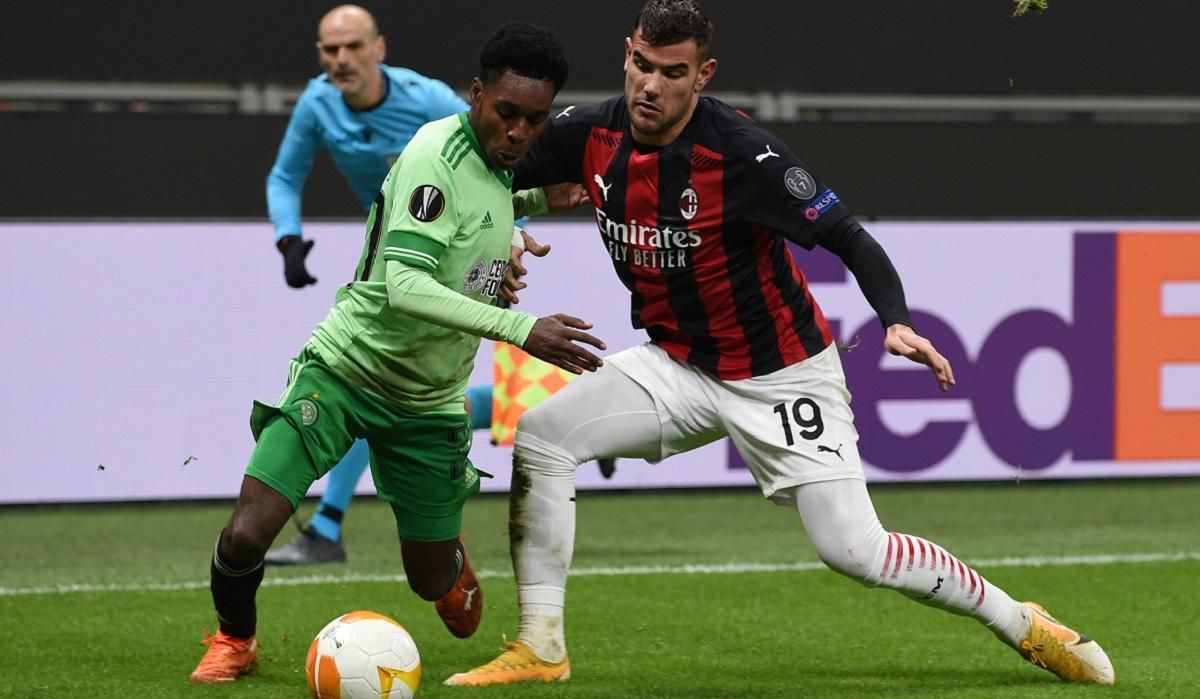 Мілан відігрався з 0:2 та вирвав впевнену перемогу у Селтіка в Лізі Європи: відео Мілан відігрався з 0:2 та вирвав впевнену перемогу у Селтіка в Лізі Європи: відео