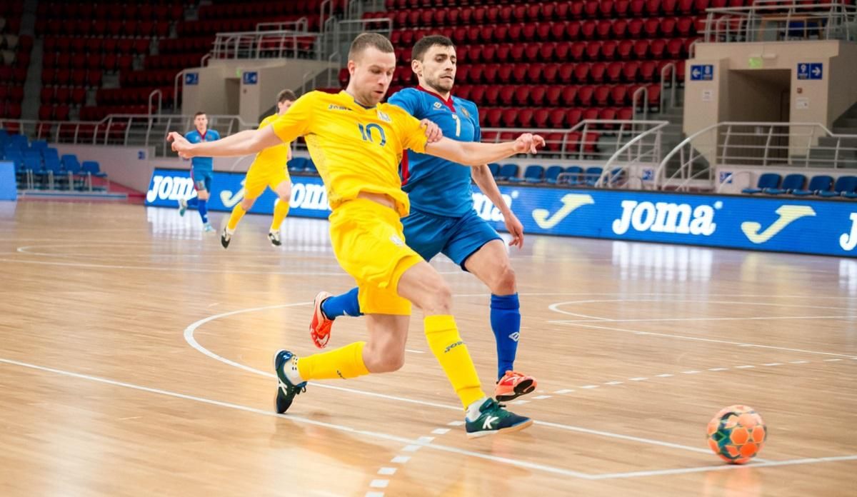 Гол-шедевр голкипера: сборная Украины по футзалу наколотила 8 мячей в ворота Молдовы – видео