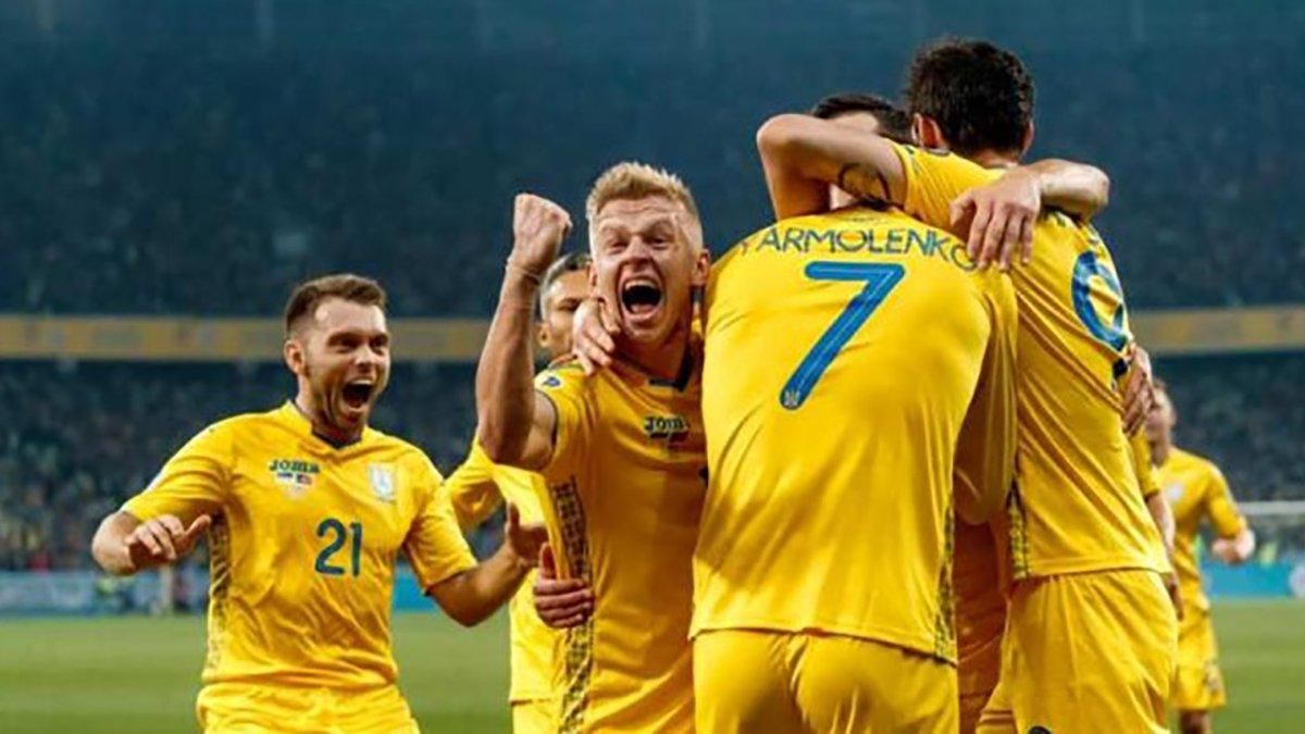 Украина сохранила 24 место в рейтинге ФИФА