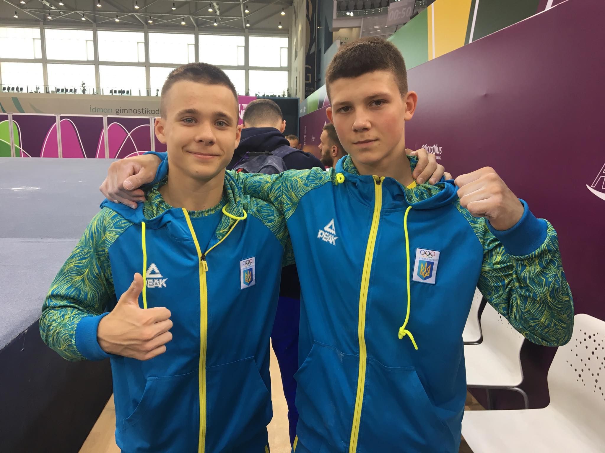 Украинцы завоевали золото и серебро на чемпионате Европы по спортивной гимнастике