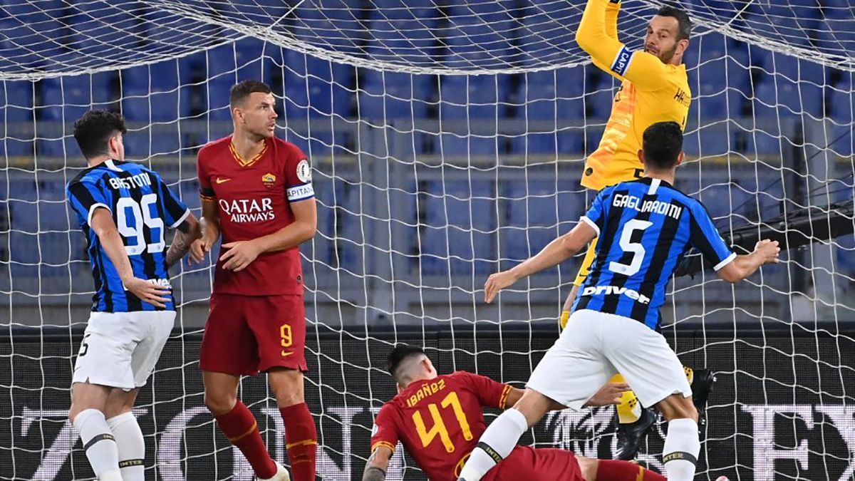 Рома – Интер: результат и видео голов матча Серии А