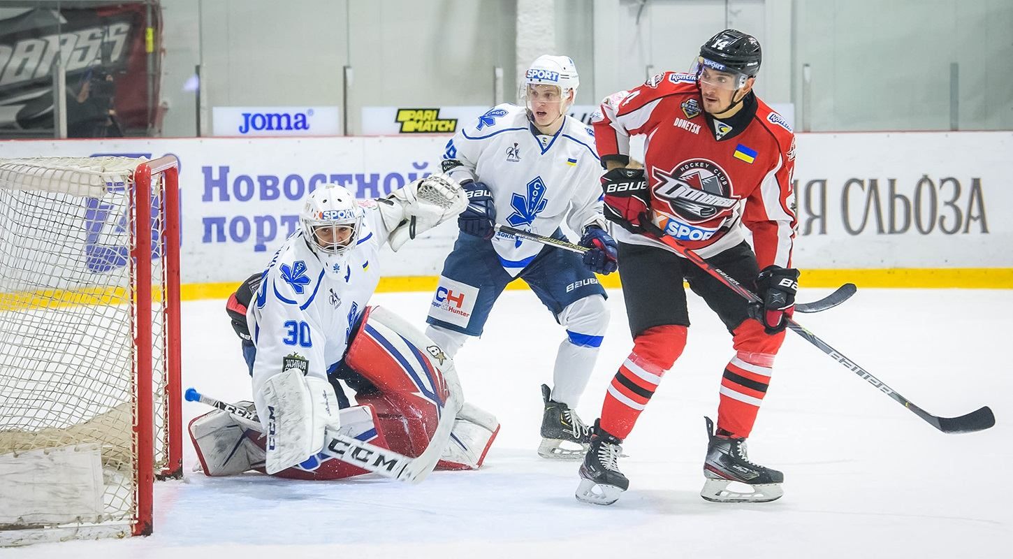 Хоккей: Сокол, дважды уступая по ходу матча, в серии буллитов переиграл Донбасс – видео