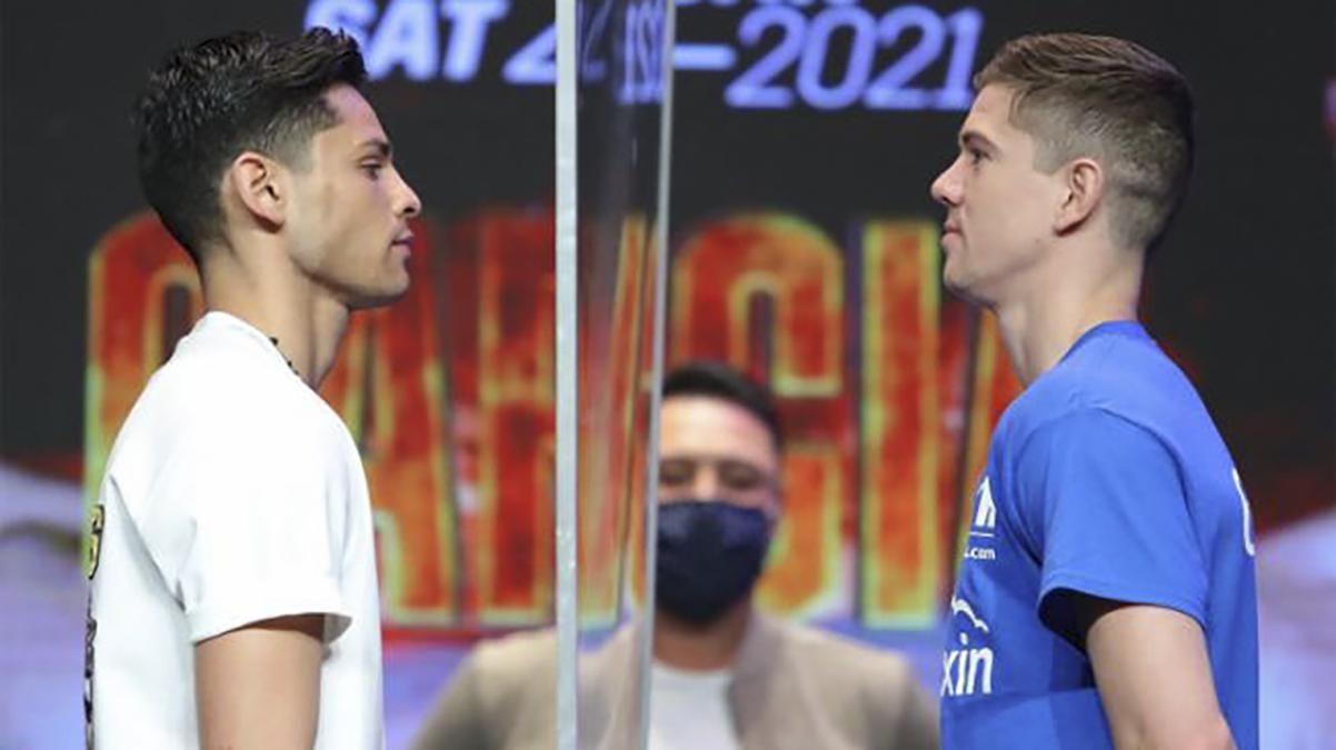 Люк Кемпбелл і Раян Гарсія провели дуель поглядів: дивитися відео Люк Кемпбелл і Раян Гарсія провели дуель поглядів: дивитися відео