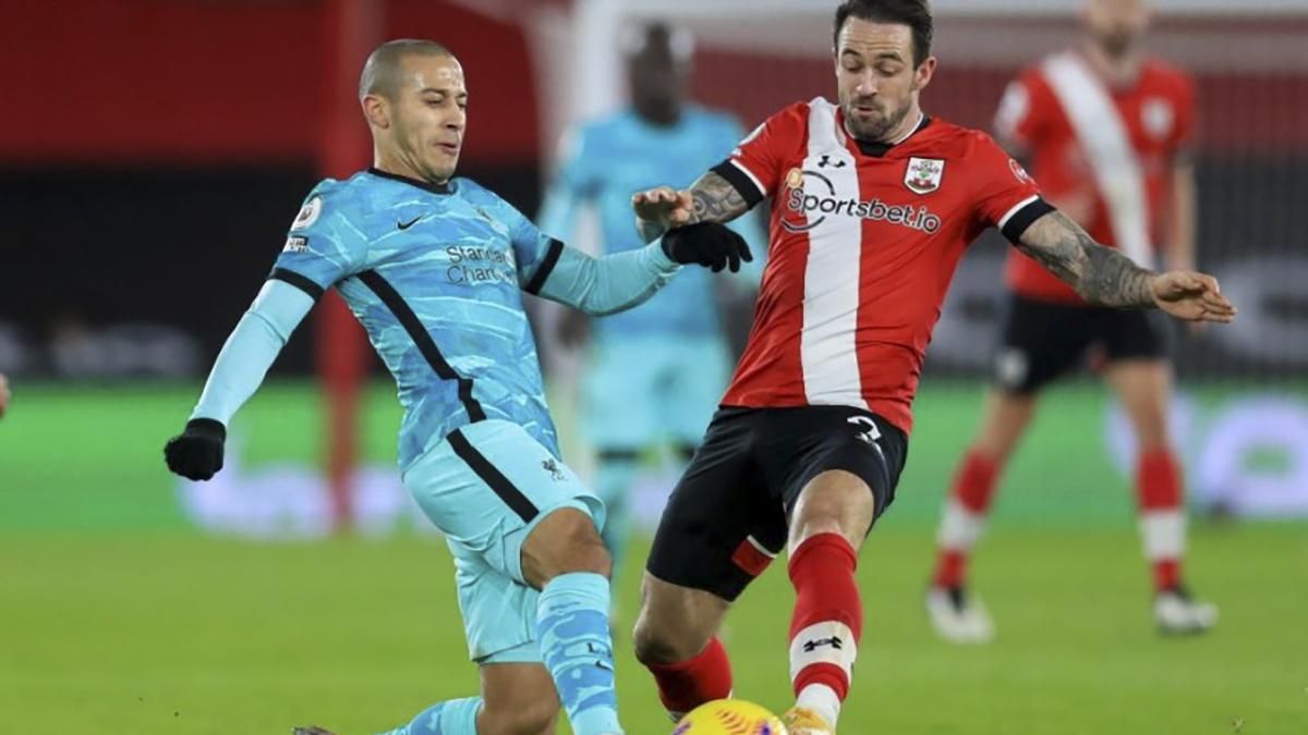 Саутгемптон – Ліверпуль: результат і відео голів матчу АПЛ Саутгемптон – Ліверпуль: результат і відео голів матчу АПЛ