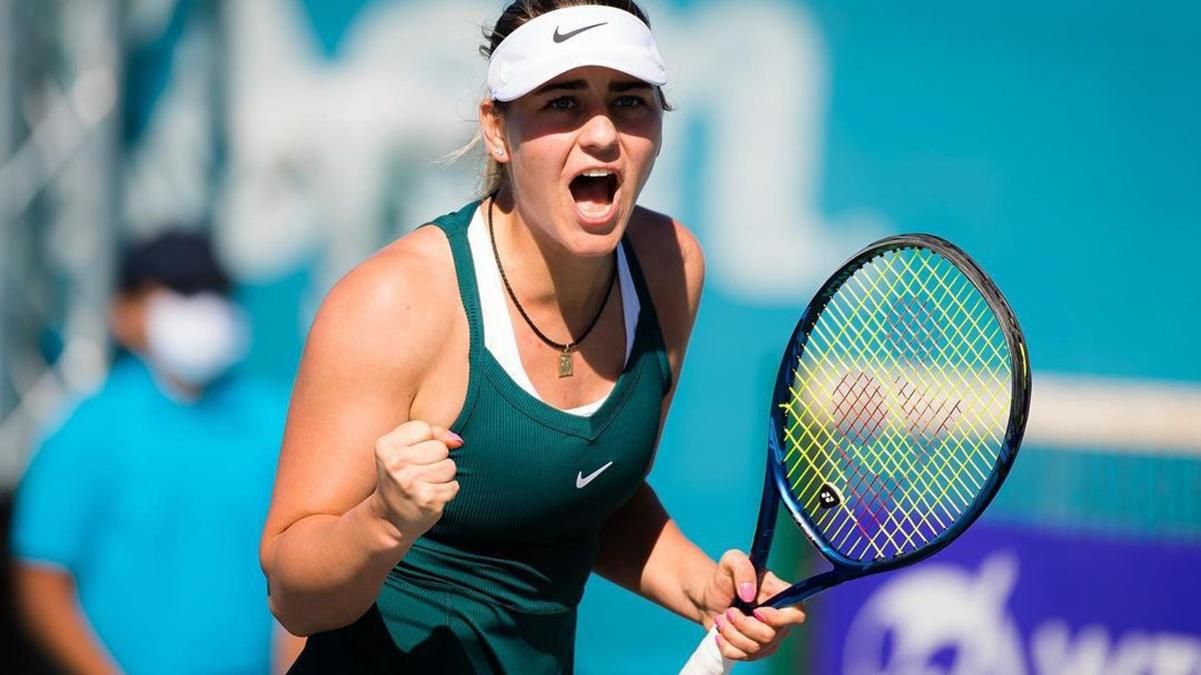 Марта Костюк програла перший сет 0:6, але перемогла та вийшла у півфінал турніру в Абу-Дабі Марта Костюк програла перший сет 0:6, але перемогла та вийшла у півфінал турніру в Абу-Дабі