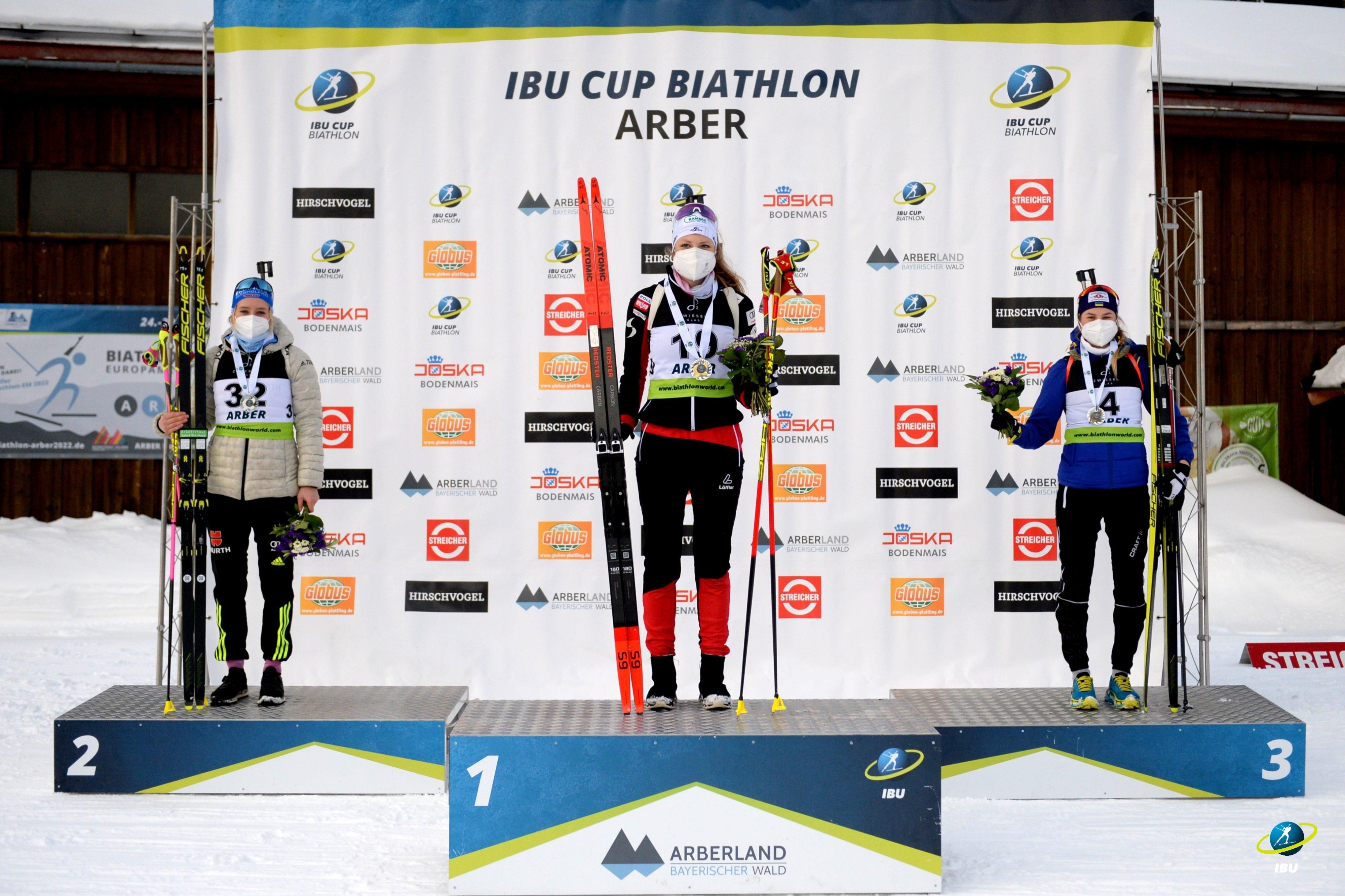 Біатлоністка Катерина Бех виграла бронзу в короткій індивідуальній гонці Кубка IBU