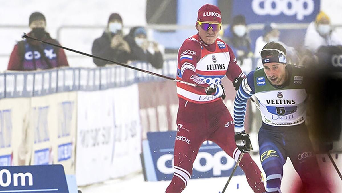 На російського лижника Большунова подали заяву в поліцію через напад на суперника На російського лижника Большунова подали заяву в поліцію через напад на суперника