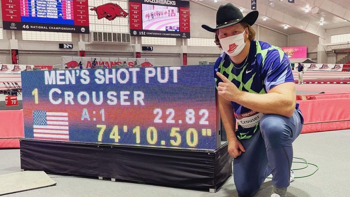 Американець Краузер побив рекорд у штовханні ядра, який тримався 32 роки Американець Краузер побив рекорд у штовханні ядра, який тримався 32 роки