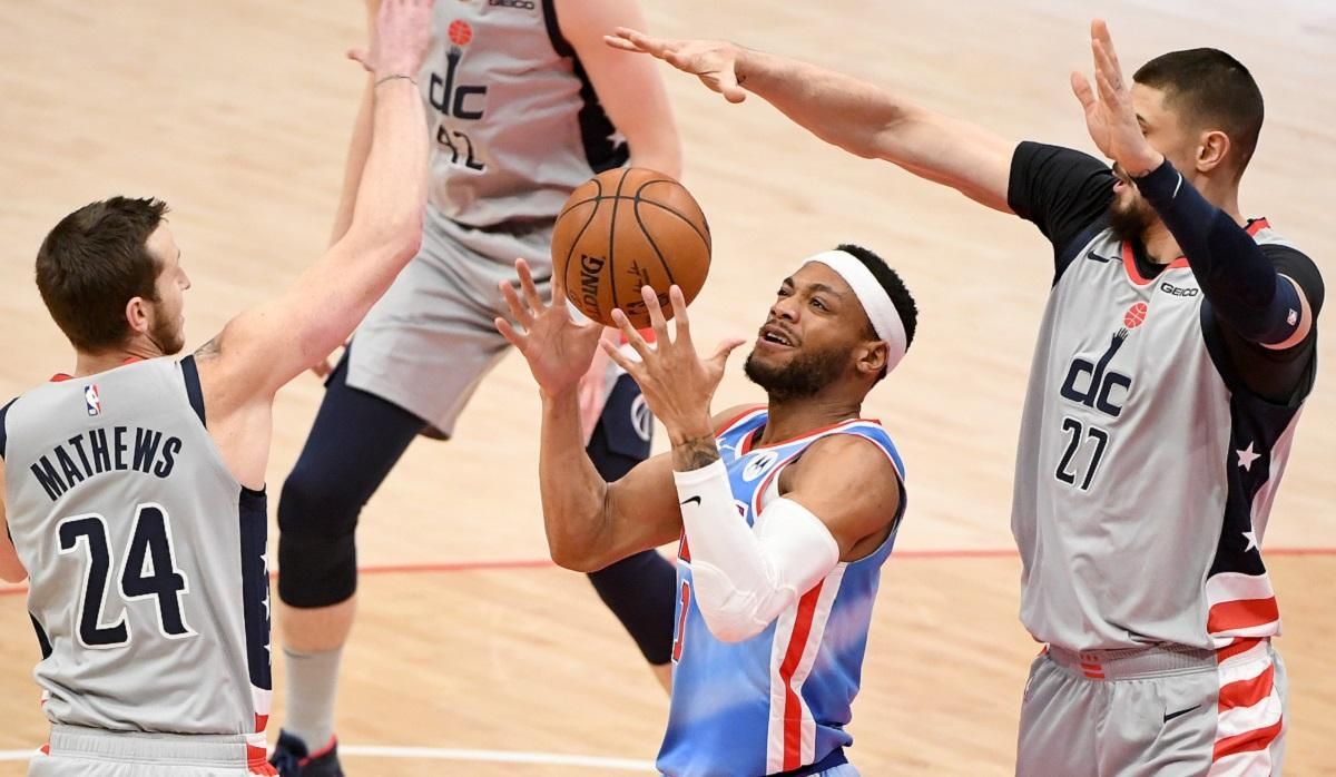 Вашингтон Леня благодаря безумному камбэку вырвал победу в НБА Вашингтон Леня благодаря безумному камбэку вырвал победу в НБА