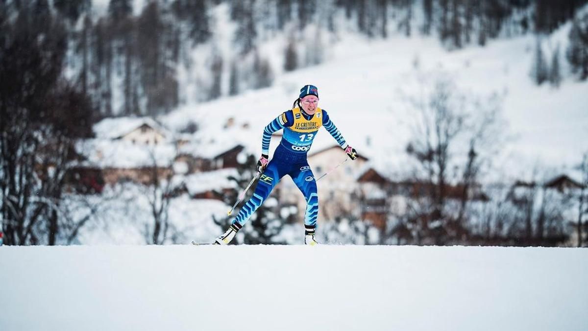 Фінська лижниця зламала ногу під час гонки, але про травму дізналася лише після фінішу