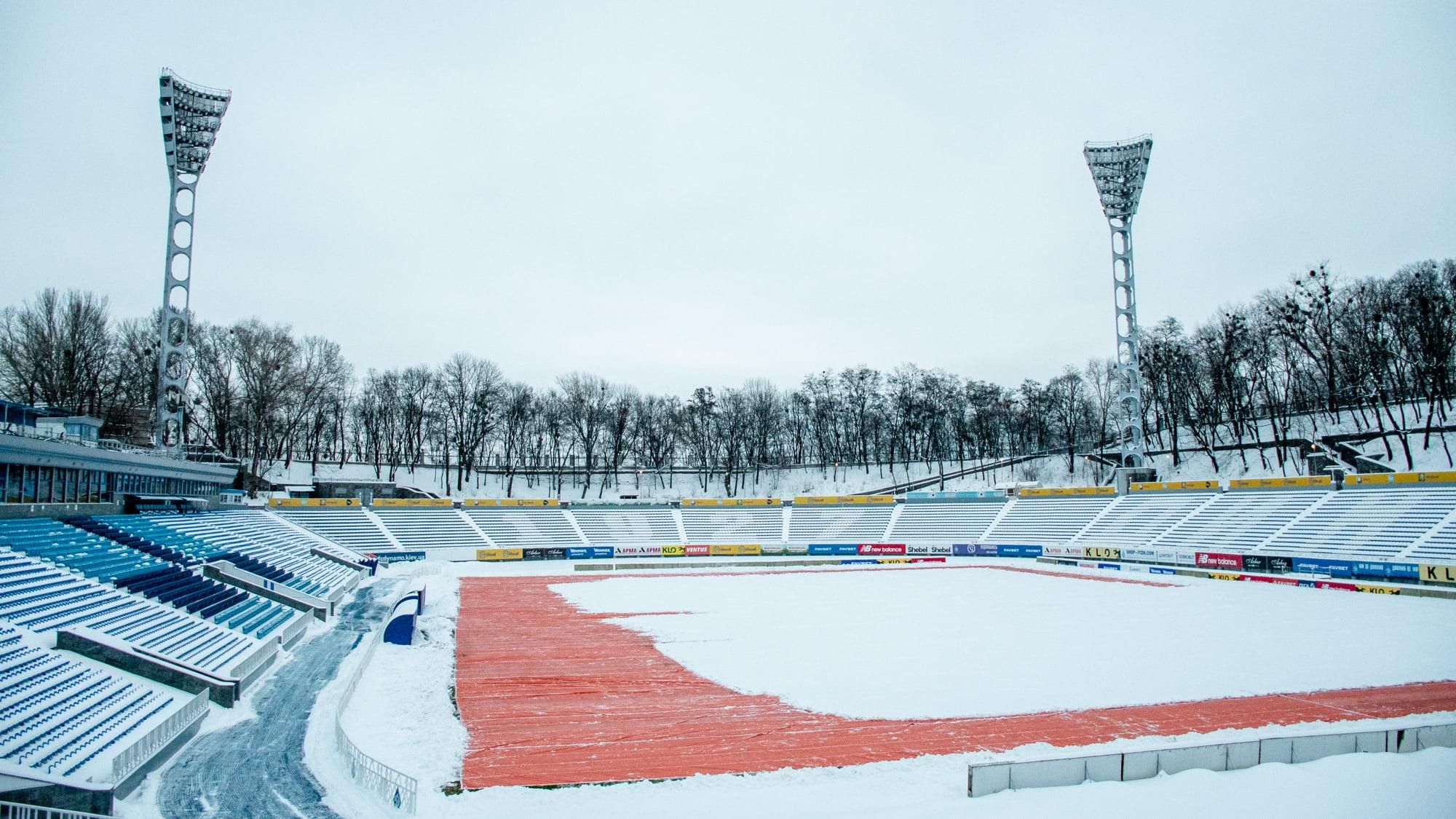 Футбольные матчи с участием Динамо, Десны, Ингульца и Ворсклы перенесли в другие города