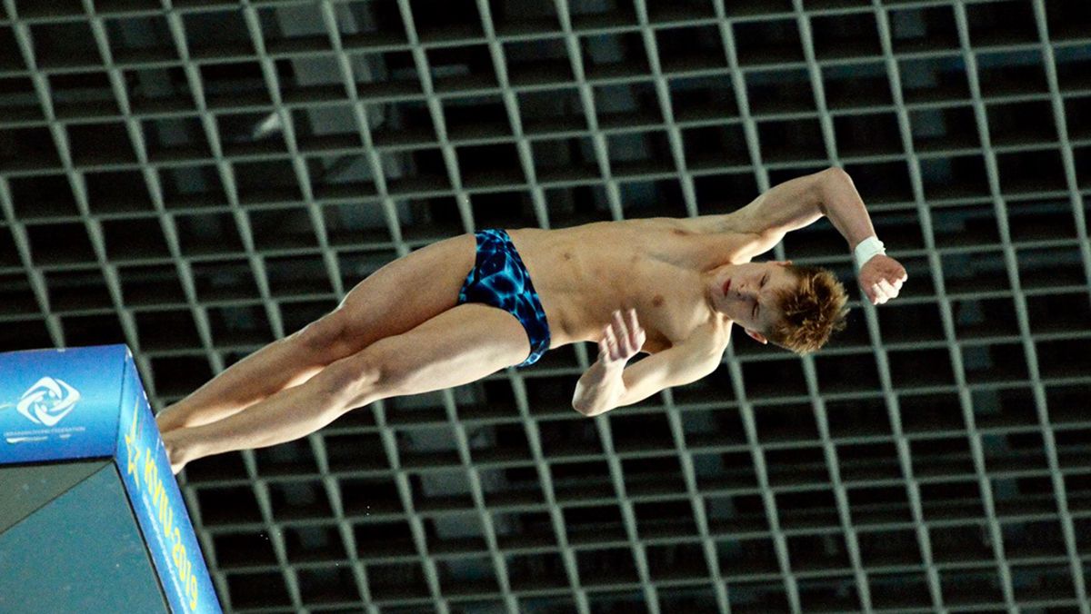 15-летний Алексей Середа выиграл Кубок Украины по прыжкам в воду с личным рекордом