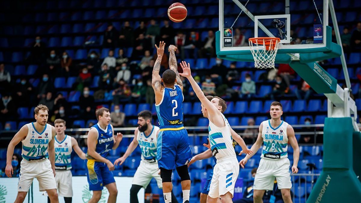 Украина взяла реванш у Словении в квалификации Евробаскет-2022 Украина взяла реванш у Словении в квалификации Евробаскет-2022