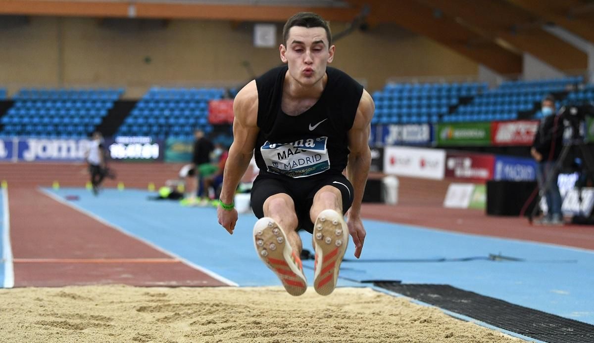 Легкоатлет Мазур – срібний призер престижних змагань у Мадриді Легкоатлет Мазур – срібний призер престижних змагань у Мадриді