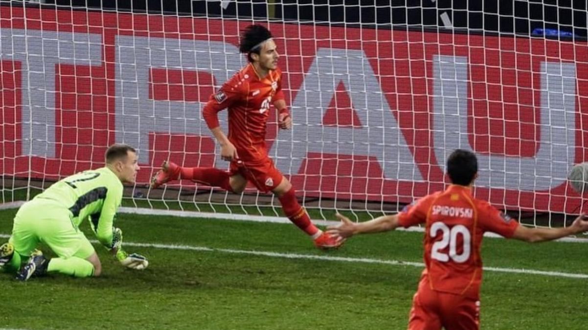 Германия неожиданно проиграла Северной Македонии в отборе на чемпионат мира: видео Германия неожиданно проиграла Северной Македонии в отборе на чемпионат мира: видео