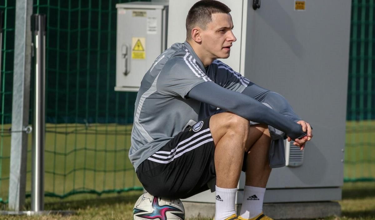 Нападник Динамо Русин переведений у дубль Легії Нападник Динамо Русин переведений у дубль Легії