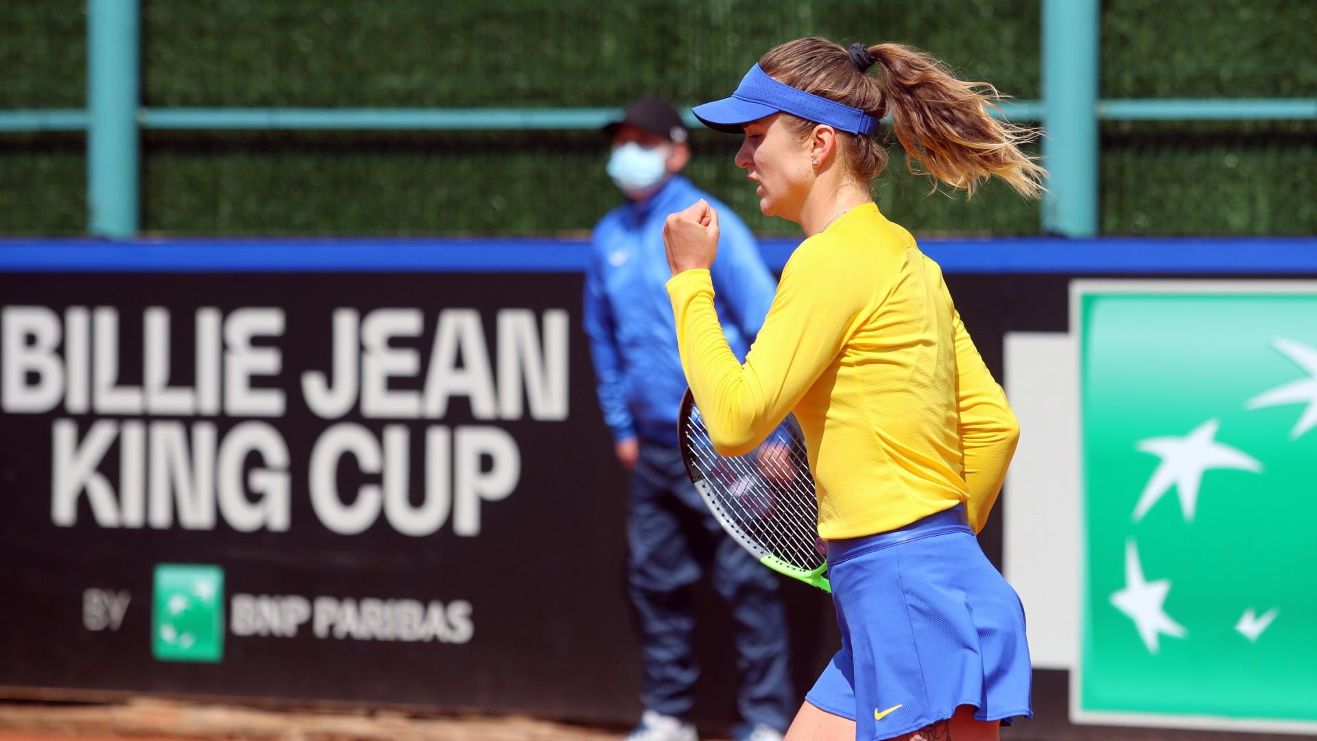 Світоліна принесла збірній України перемогу над Японією у Кубку Біллі Джин Кінг Світоліна принесла збірній України перемогу над Японією у Кубку Біллі Джин Кінг