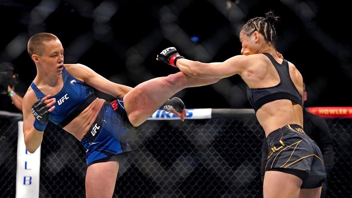 Роуз Намаюнас нокаутувала Вейлі Чжан на UFC 261: відео
