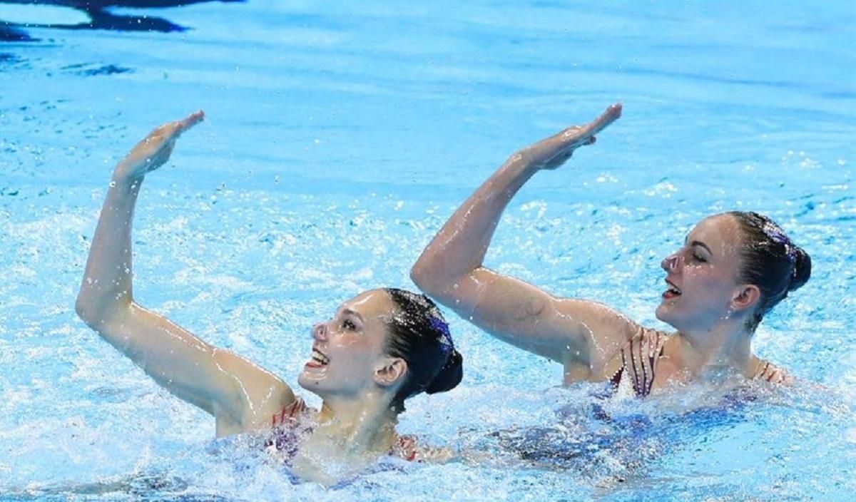 Українські синхроністки Федіна та Савчук здобули срібло у Будапешті Українські синхроністки Федіна та Савчук здобули срібло у Будапешті