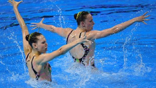 Украинки Федина и Савчук второй раз подряд взяли "серебро" в артистическом плавании в Будапеште
