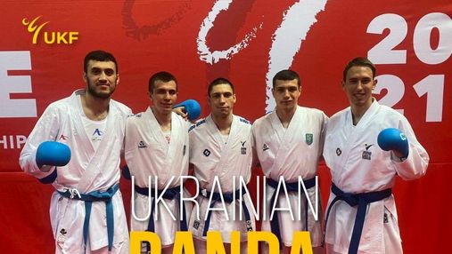 Мужская сборная Украины по каратэ завоевала "бронзу" чемпионата Европы