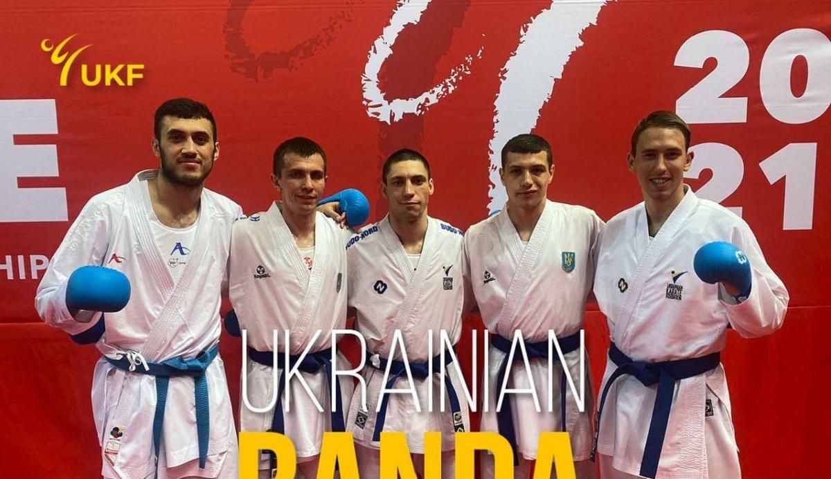 Мужская сборная Украины по каратэ завоевала бронзу чемпионата Европы