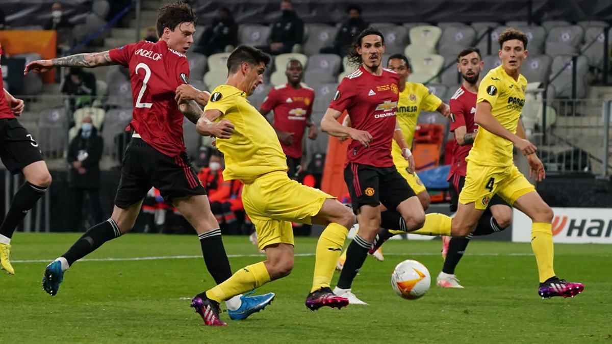 Как Морено забил гол в ворота Манчестер Юнайтед в финале Лиги Европы: видео