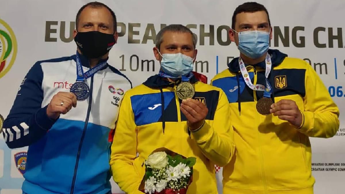 Олег Омельчук – чемпион Европы по стрельбе, Виктор Банькин – бронзовый призер