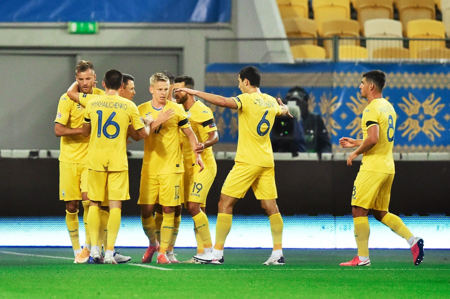 Футболистов сборной Украины на матче будут представлять детскими рисунками