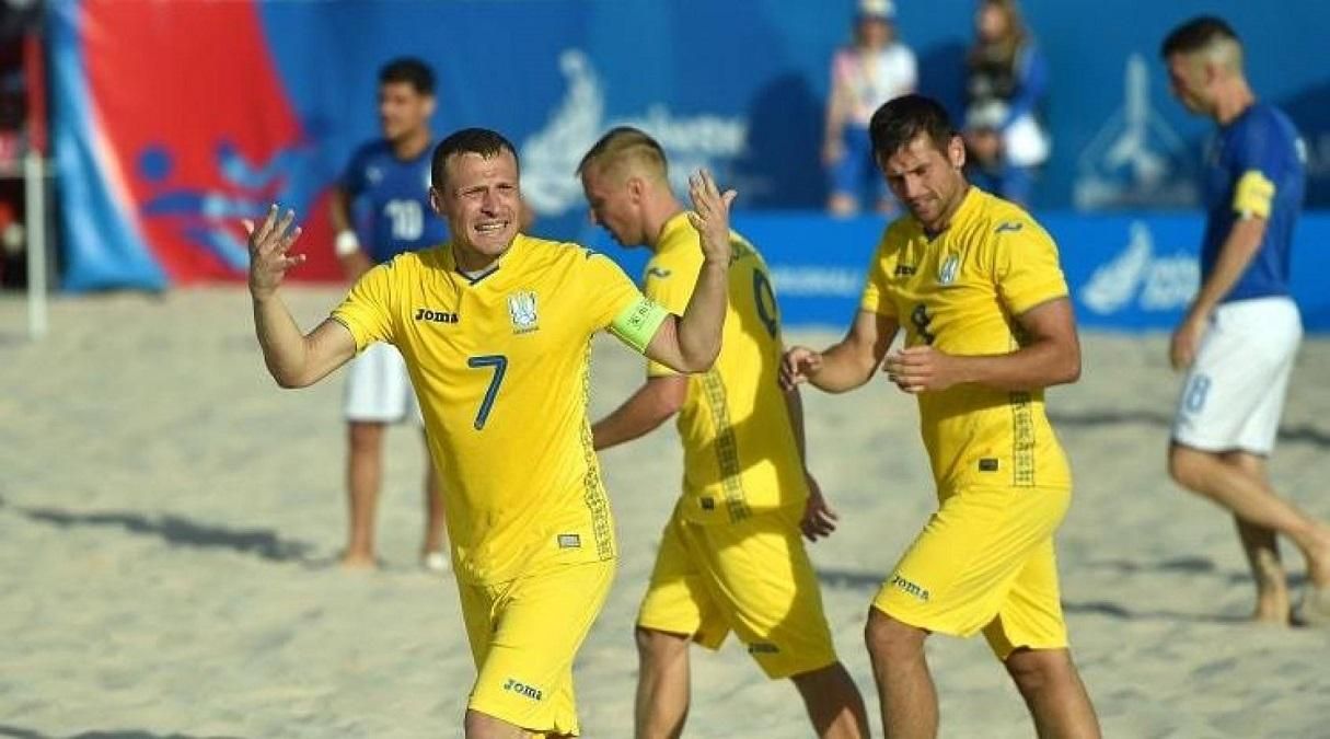 Определились соперники Украины в отборе Евролиги по пляжному футболу