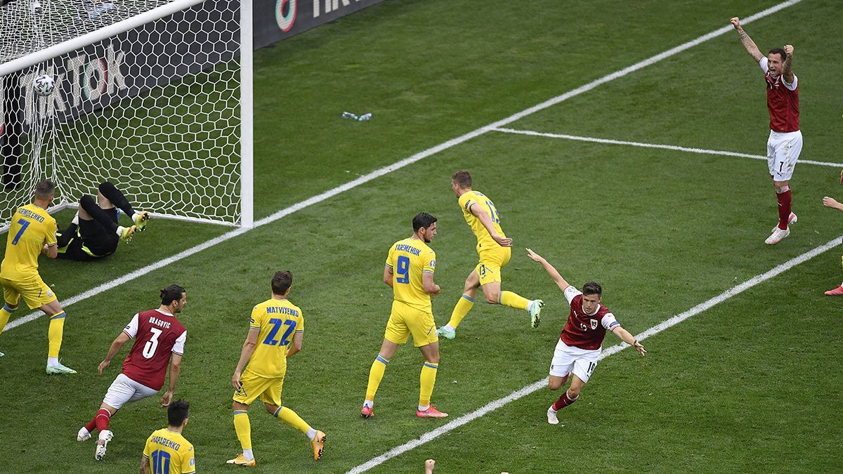 Украина – Австрия – результат, счет матча Евро 2020