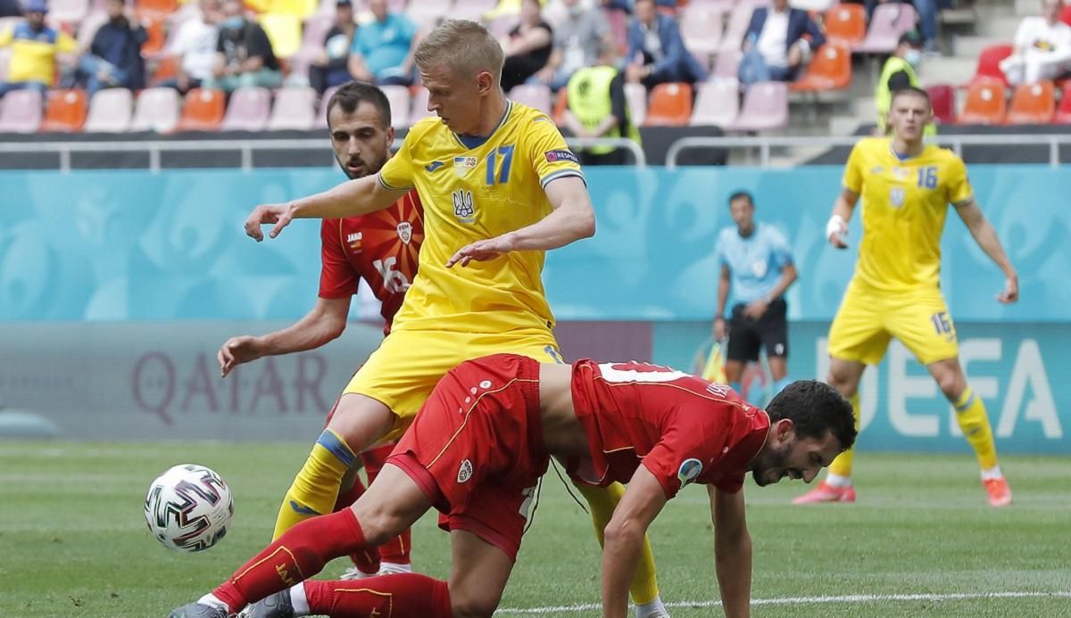 МанСити поздравил Зинченко с дебютной победой Украины на Евро-2020