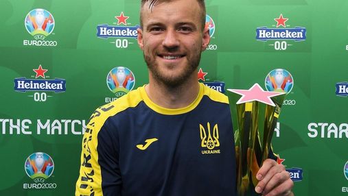 Историческое достижение: Ярмоленко – лучший игрок матча Украина – Северная Македония