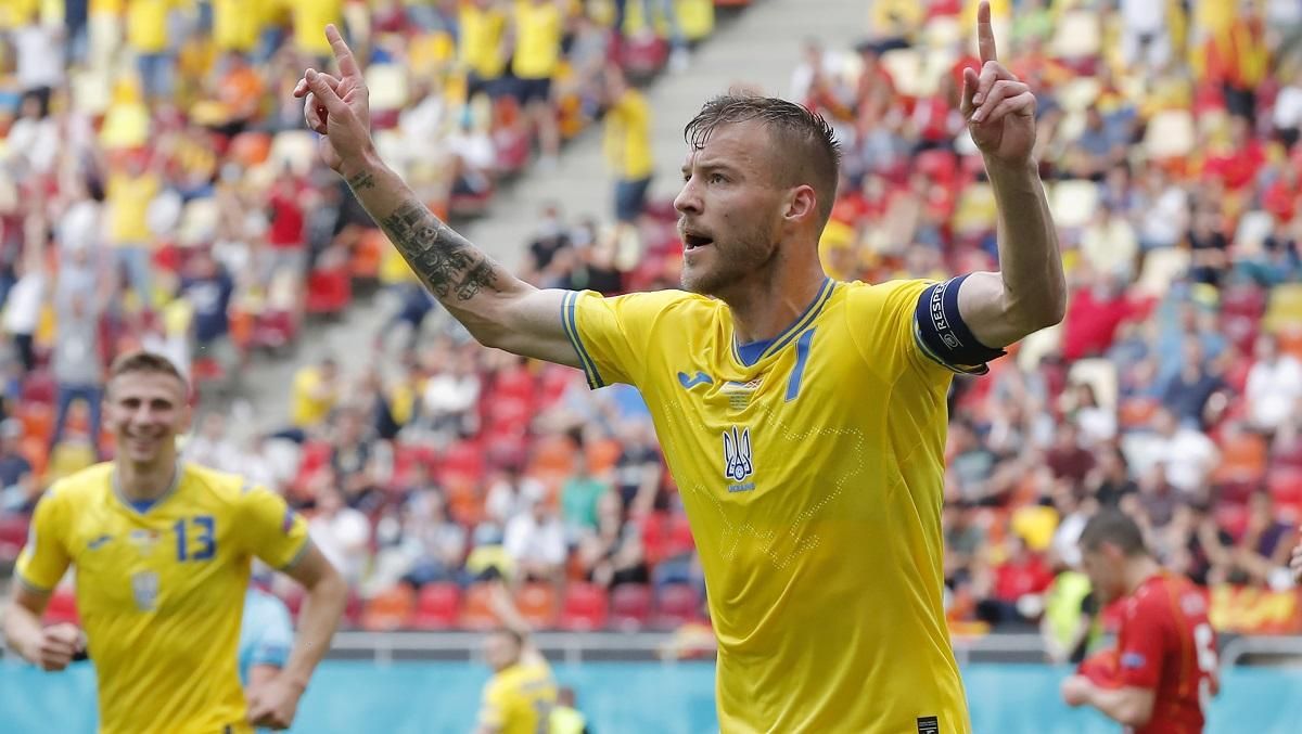 Капітан збірної України Ярмоленко – у символічній збірній Євро-2020 Капітан збірної України Ярмоленко – у символічній збірній Євро-2020