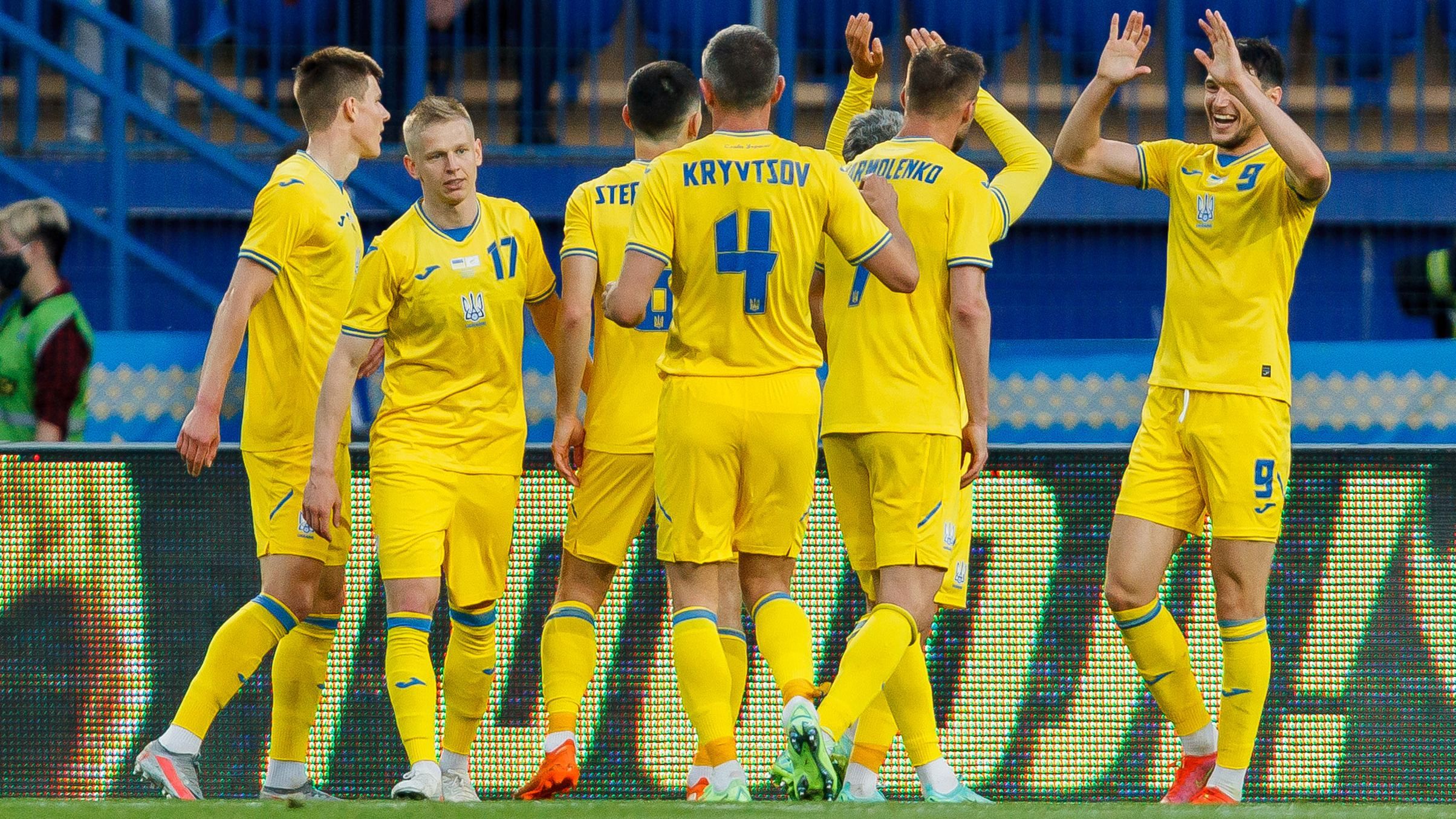 Украина - Австрия на Евро-2020: в России на победу сине-желтых поставили почти миллион рублей