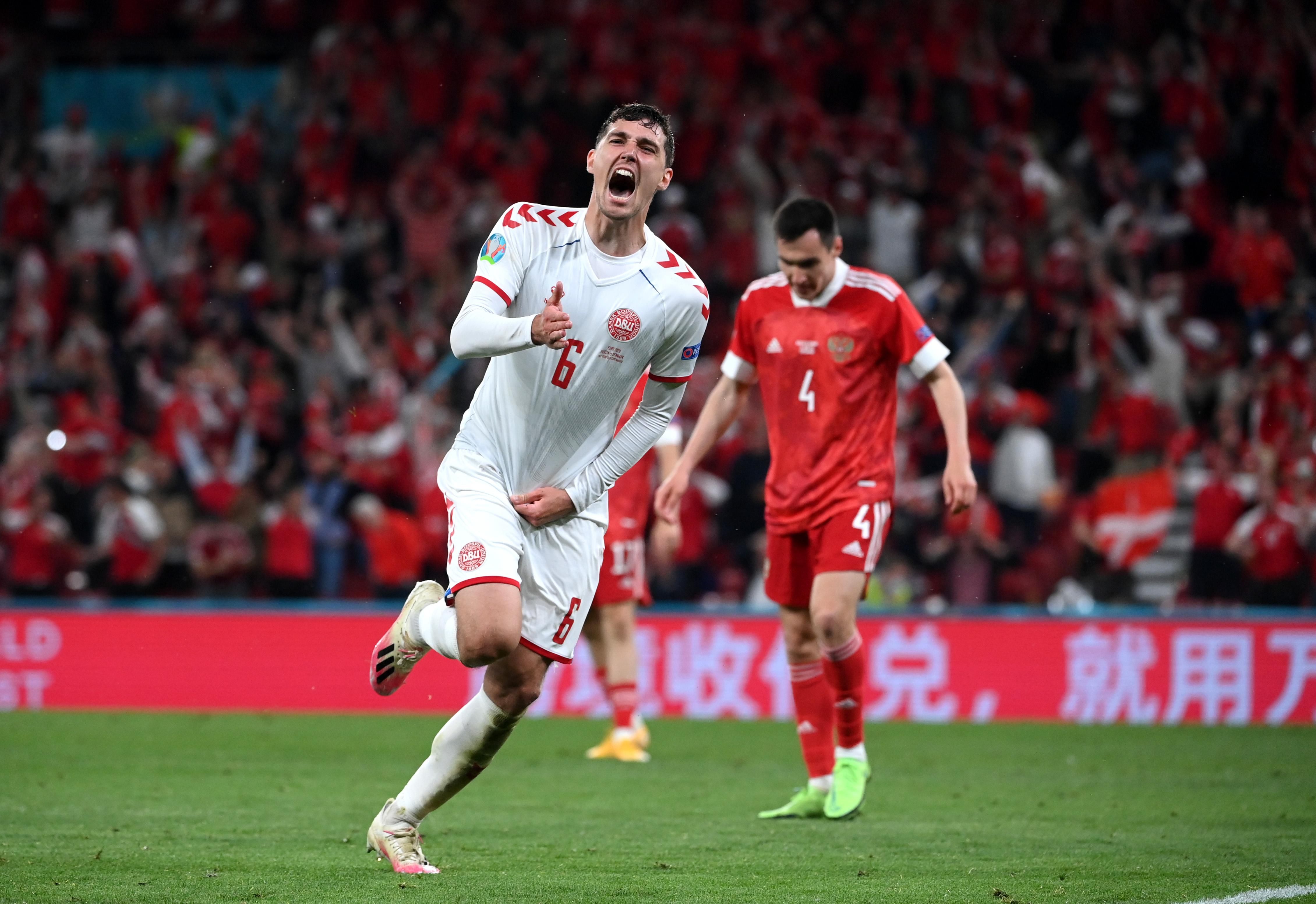 Андреас Кристенсен забил сумасшедший гол в матче Россия - Дания: видео