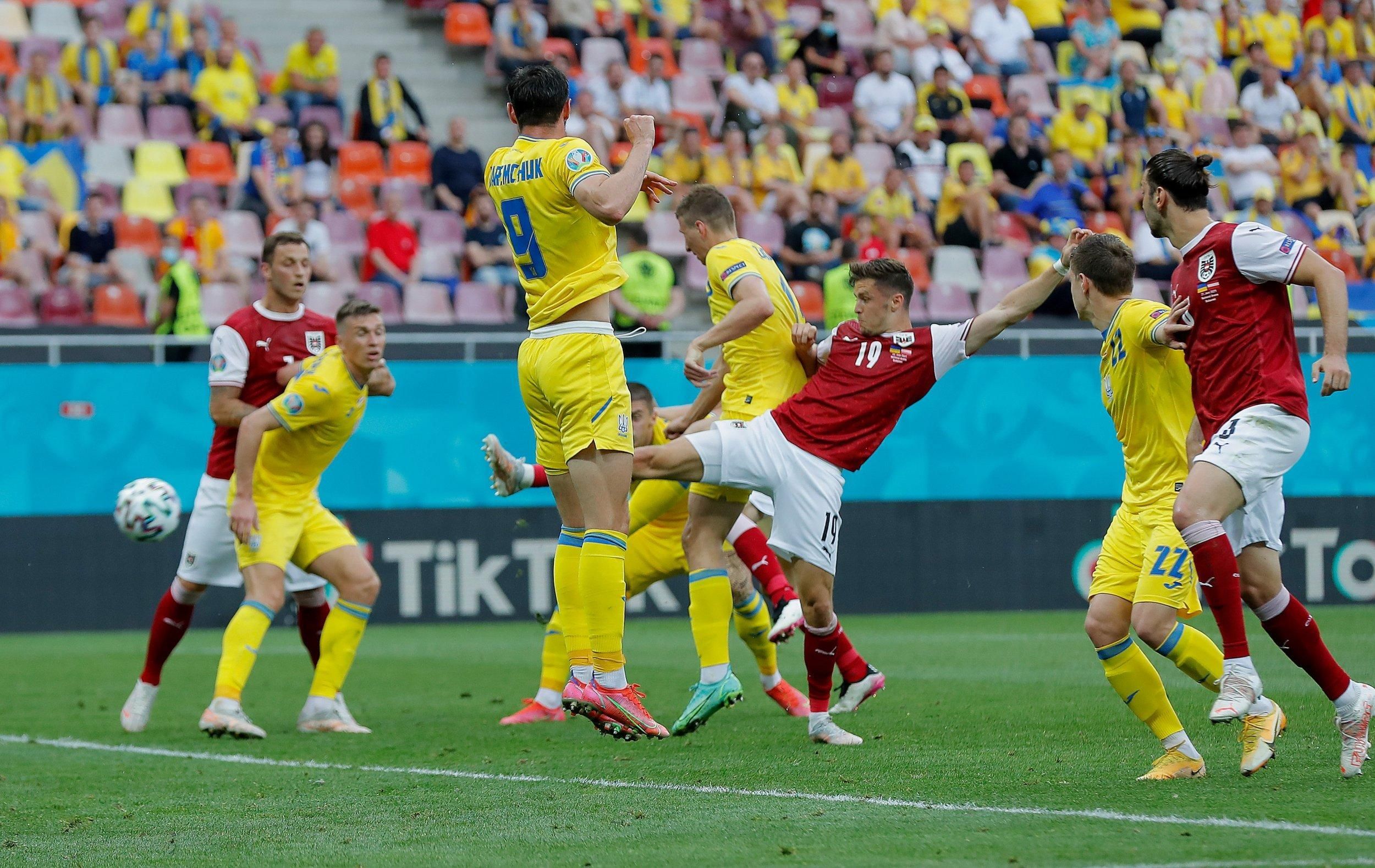 Реакція австрійських фанів на вихід України в 1/8 фіналу Євро-2020