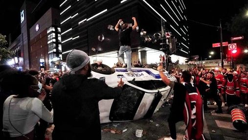 Розгромлені магазини й авто: у Монреалі відсвяткували вихід команди у фінал Кубка Стенлі – відео