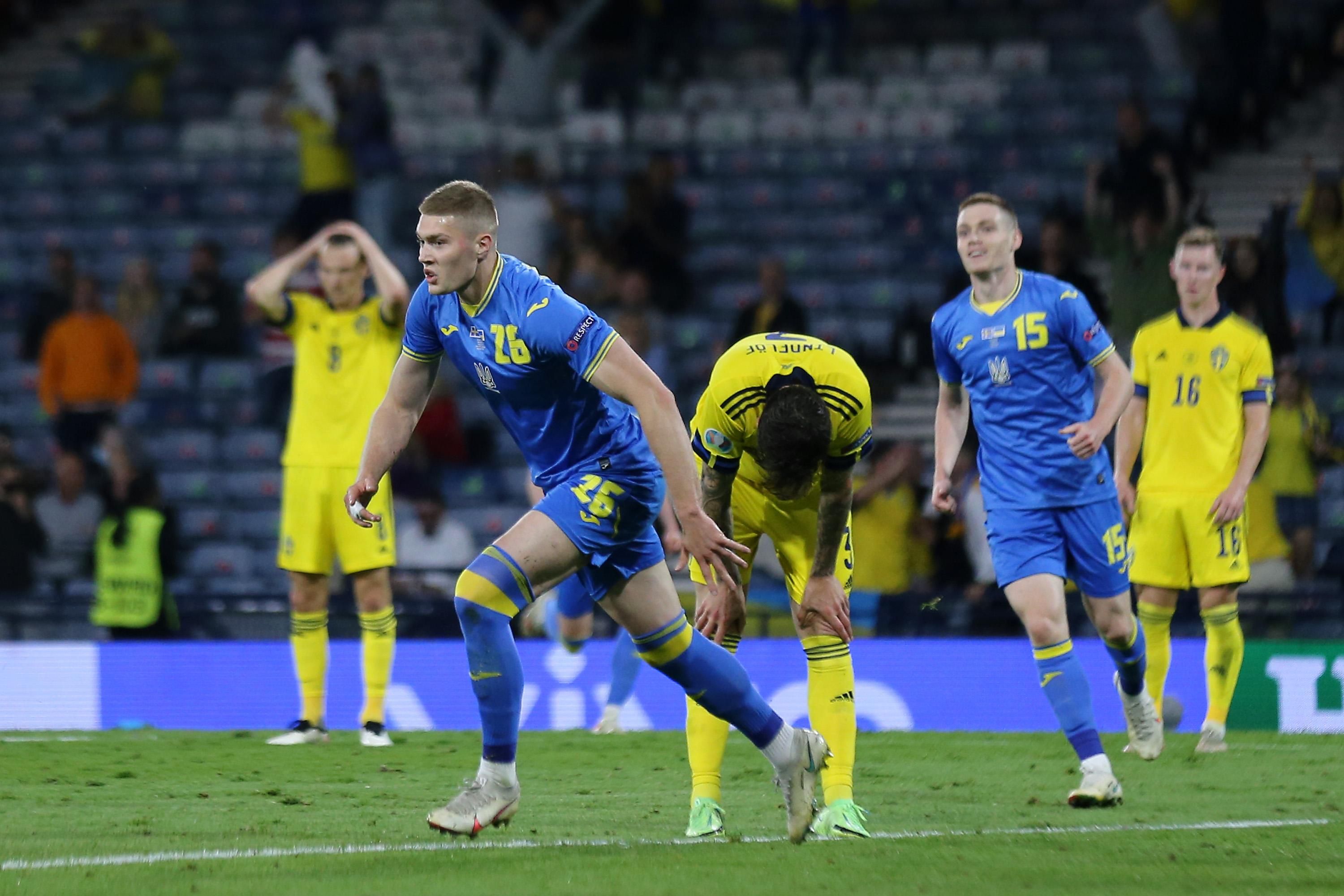 Швеція – Україна – результат, рахунок матчу Євро 2020 