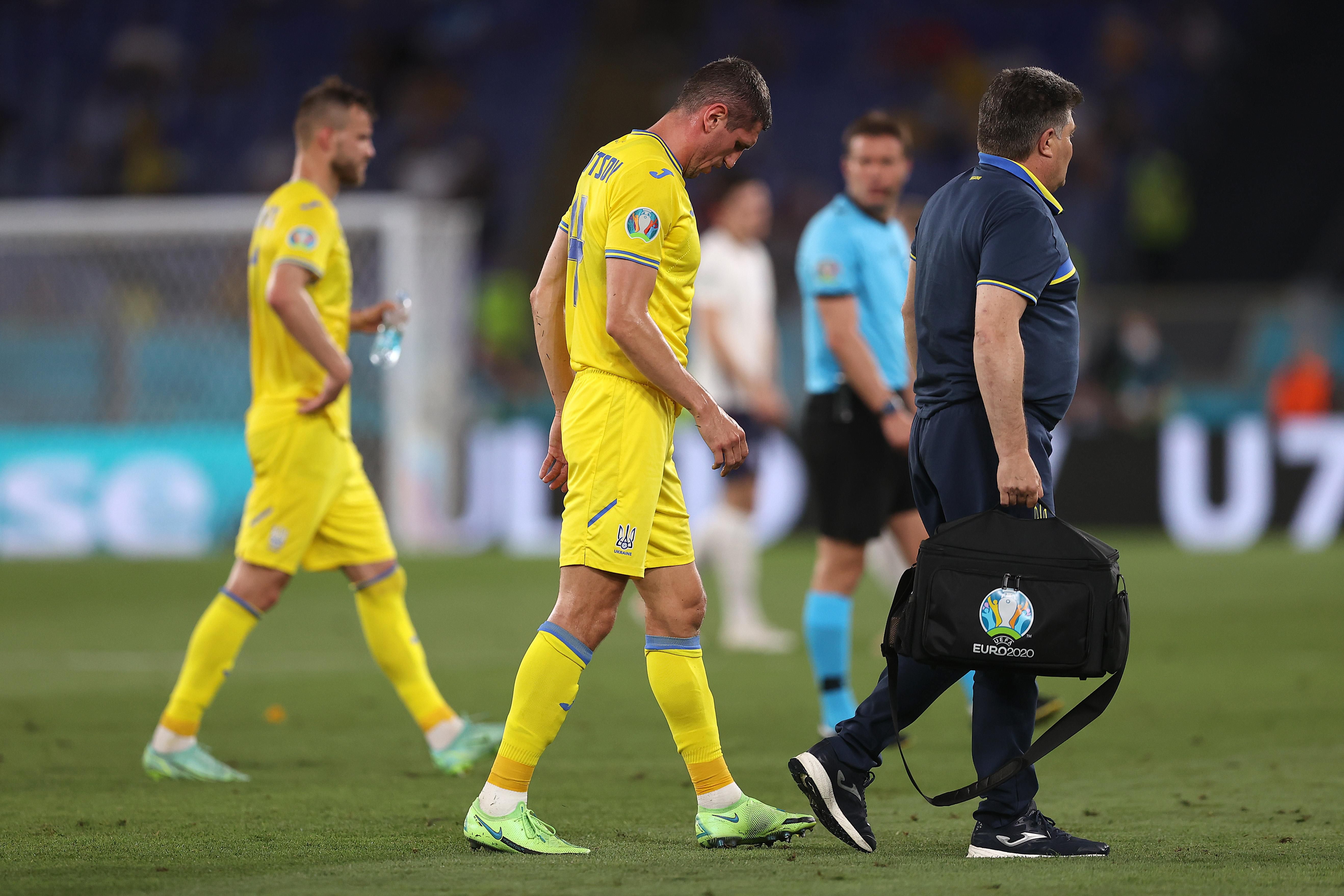 Украина - Англия: Кривцов получил досадную травму Украина - Англия: Кривцов получил досадную травму