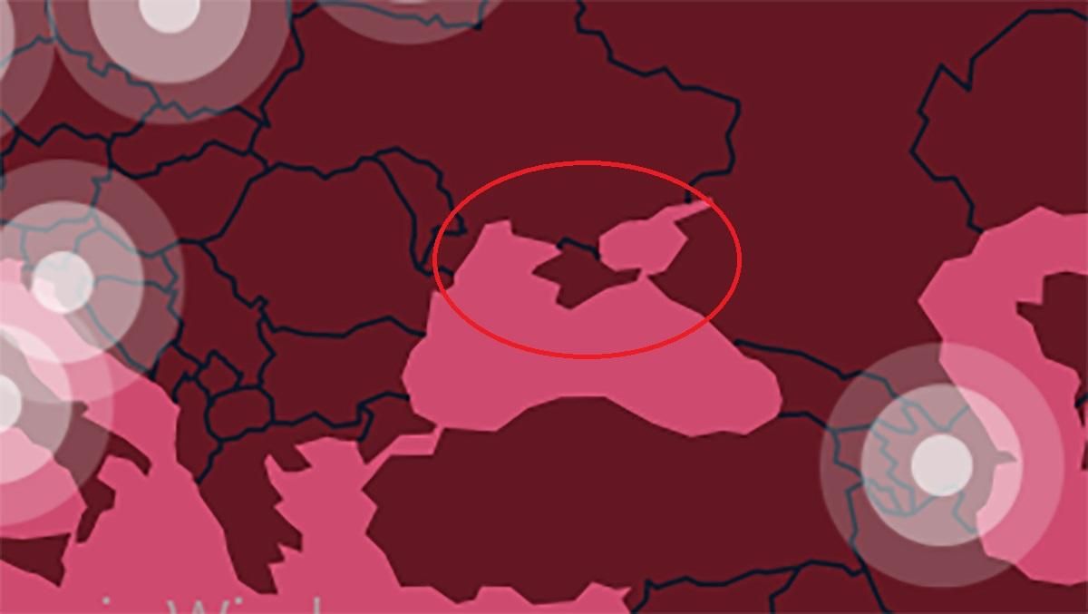 На официальном сайте Олимпиады Крым отделен границей от Украины На официальном сайте Олимпиады Крым отделен границей от Украины