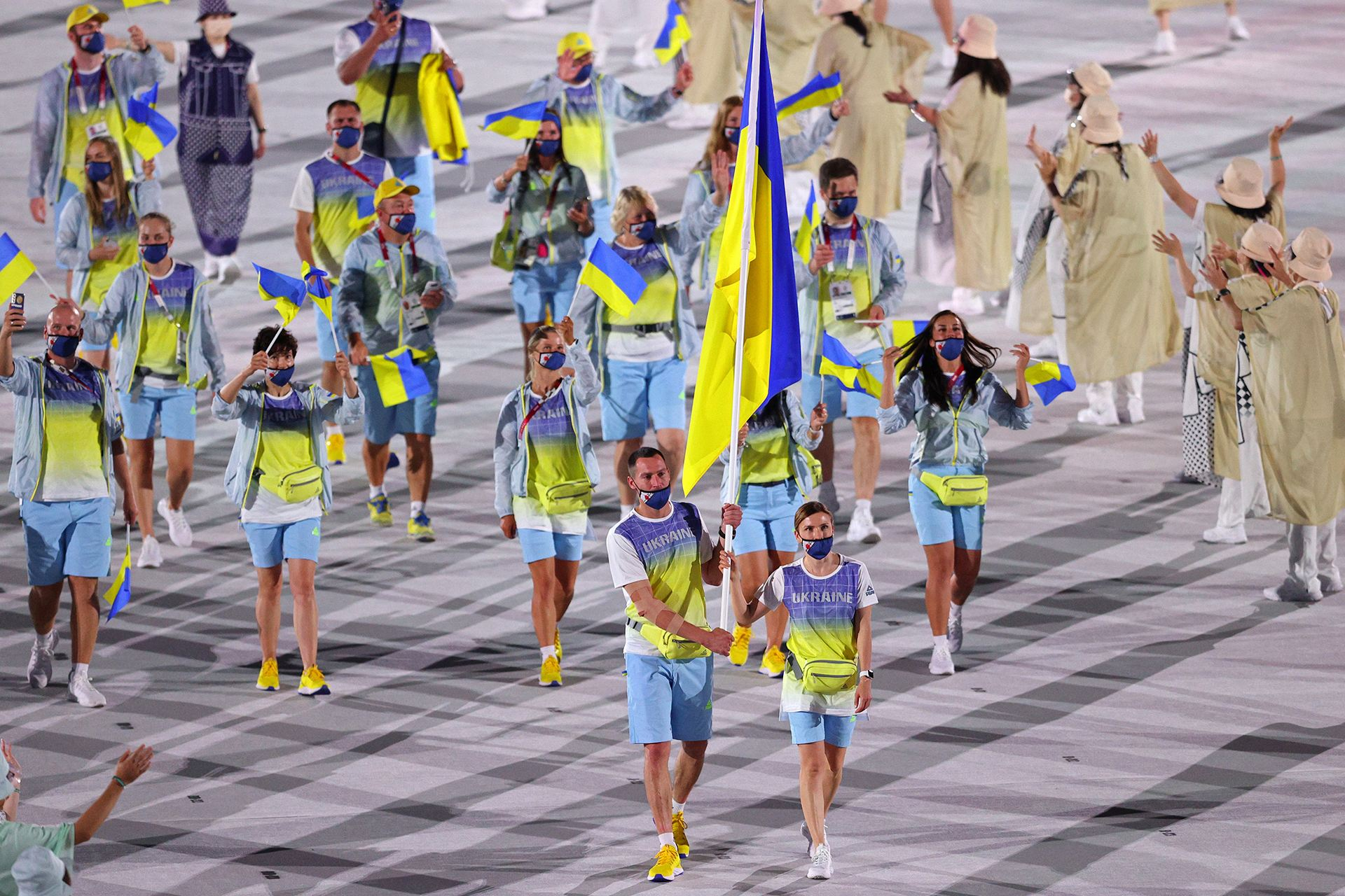Украина на церемонии открытия Олимпиады-2020 Украина на церемонии открытия Олимпиады-2020