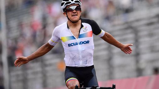Еквадорець виграв велогонку з неймовірним фінішем на Олімпіаді, українець Будяк – 56-й
