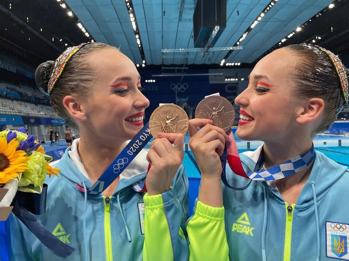 Українські синхроністки емоційно відреагували на бронзову медаль Українські синхроністки емоційно відреагували на бронзову медаль
