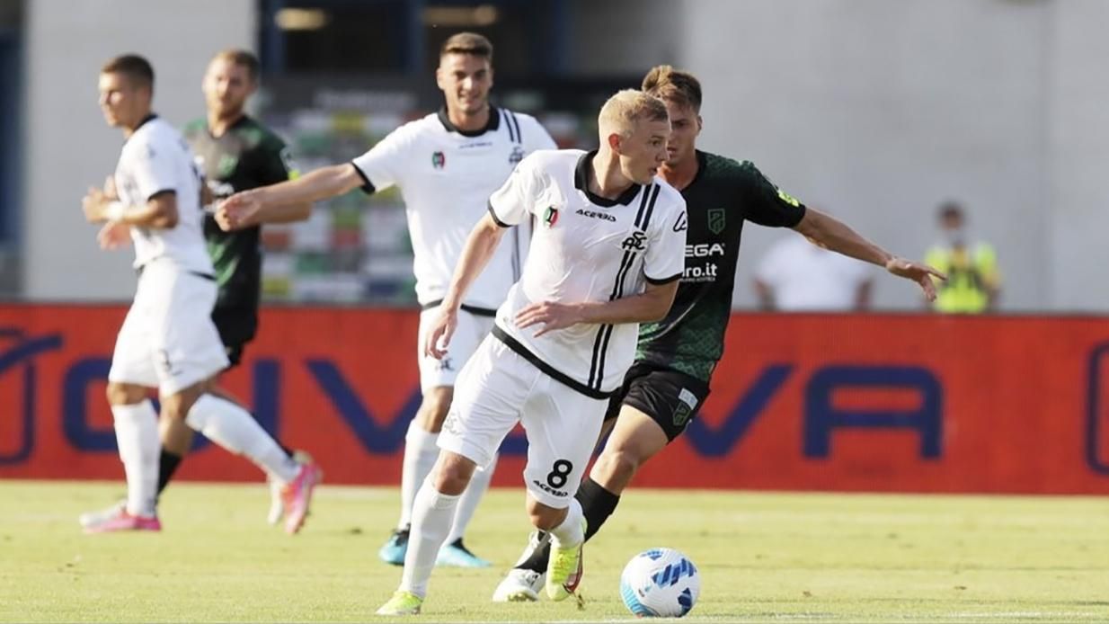 Футболист сборной Украины Виктор Коваленко дебютировал за Специю Футболист сборной Украины Виктор Коваленко дебютировал за Специю