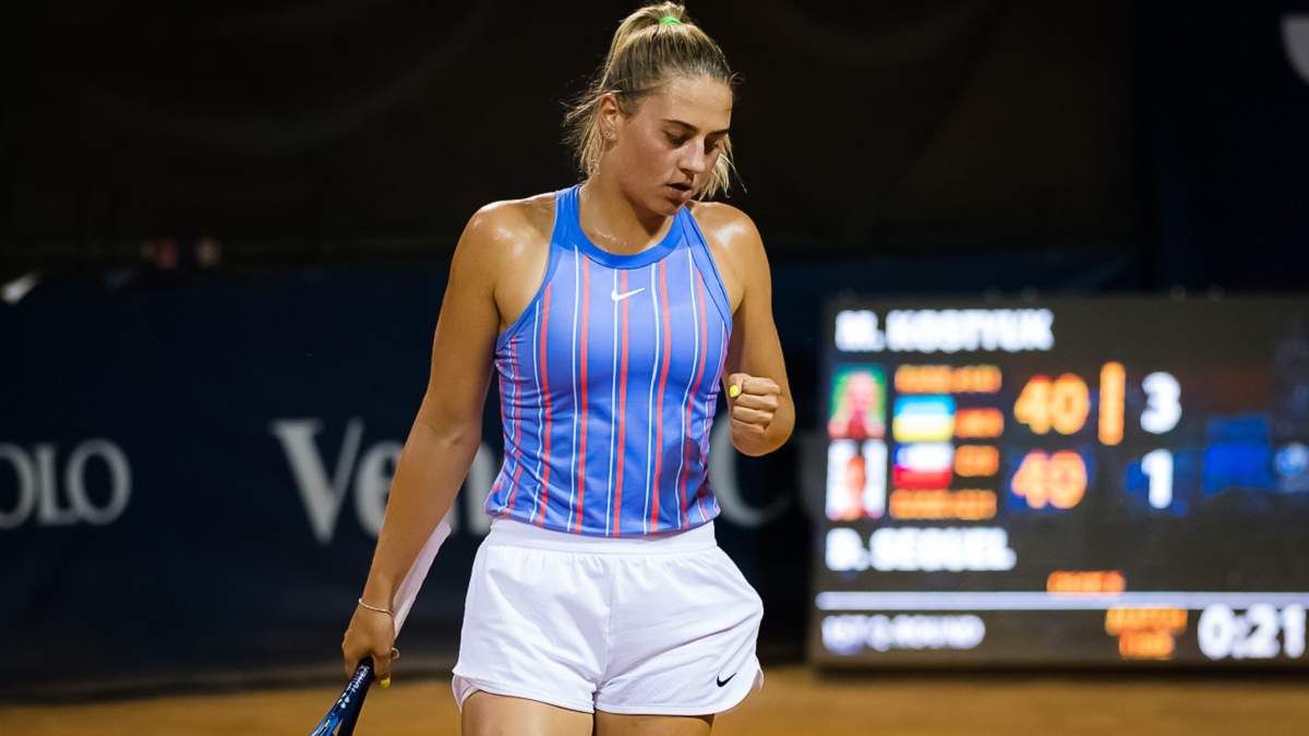 Костюк прикро програла росіянці у перерваному чвертьфіналі у США - Новини спорту - Спорт 24 Костюк прикро програла росіянці у перерваному чвертьфіналі у США - Новини спорту - Спорт 24