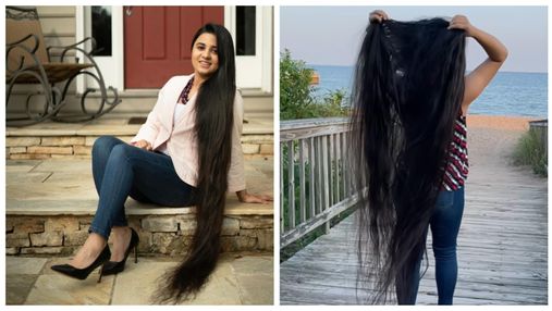 Ростила з 13 років: жінка обрізала волосся довжиною майже 2 метри і встановила рекорд