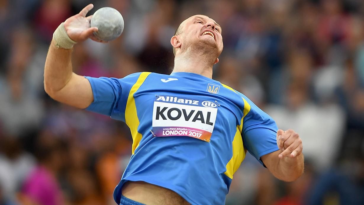 Украинец Коваль выиграл "золото" Паралимпиаде в толкании ядра, Яровой взял "серебро" Украинец Коваль выиграл "золото" Паралимпиаде в толкании ядра, Яровой взял "серебро"