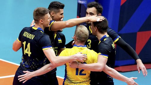 Украина в тяжелом поединке победила Португалию на Евро по волейболу