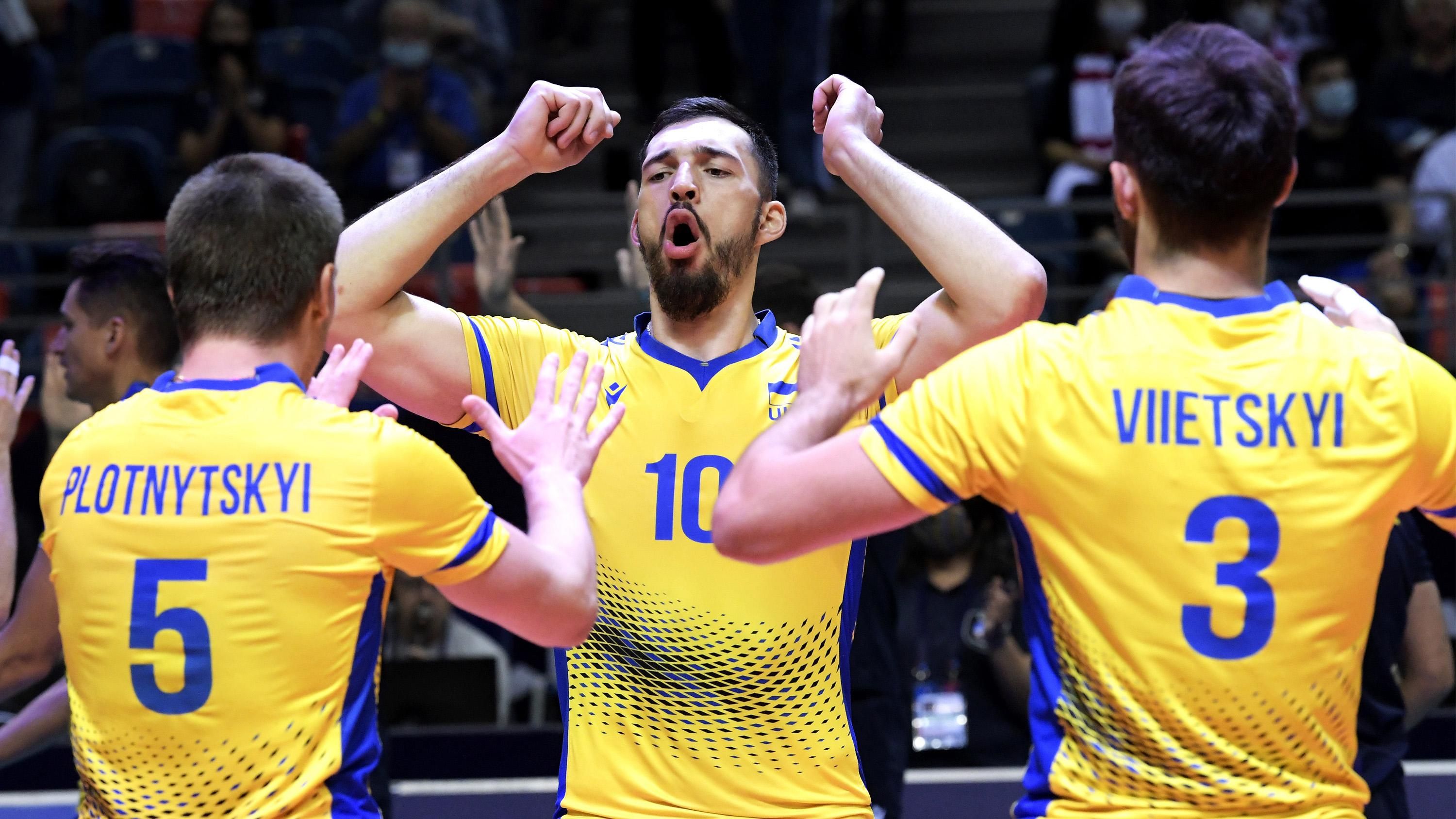 Сборная Украины по волейболу с боем уступила Польше на Евро-2021